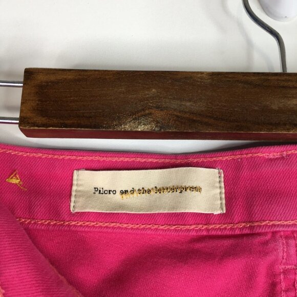 Pilcro and the Letterpress Stet Fit Cuffed Pink Shorts Size 25 - Picture 4 of 11